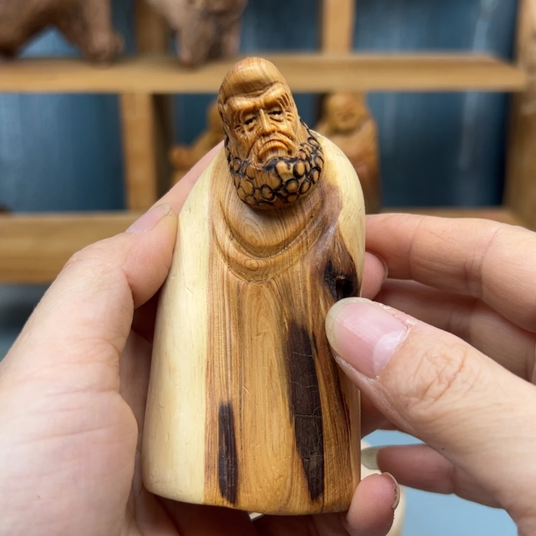 柏木崖柏木摆件手把件