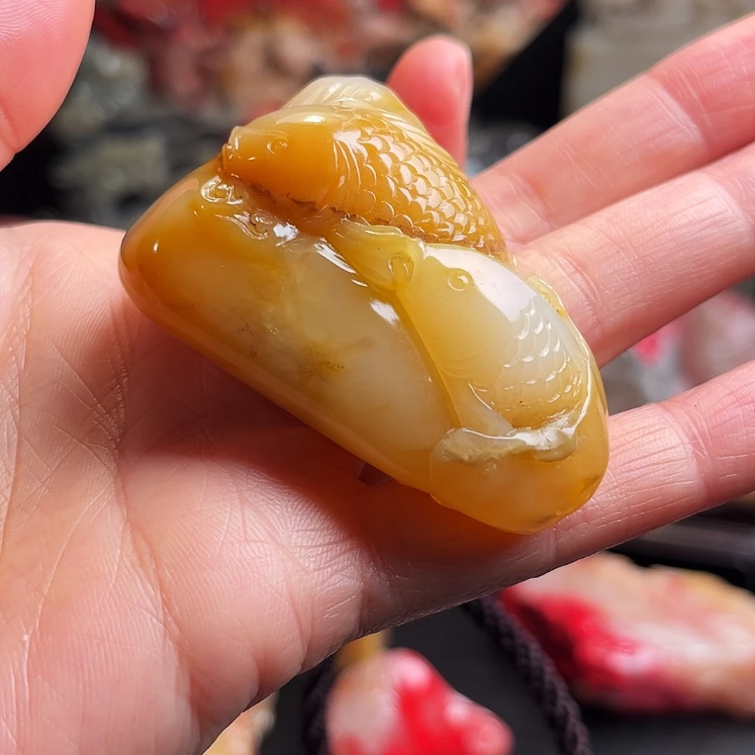 昌化石其他冻石手玩件