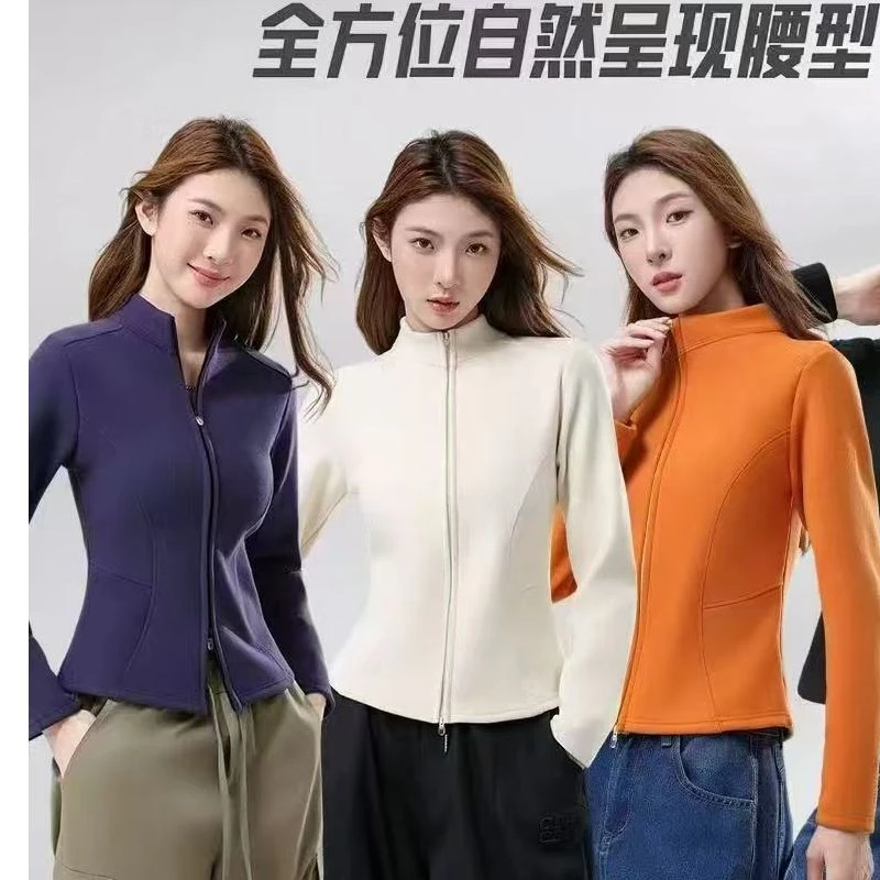 冬季女士瑜伽加绒外套2222款yy