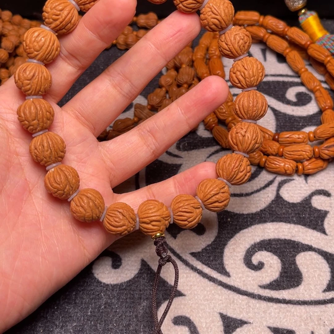 桃核手串龙纹甲骨14