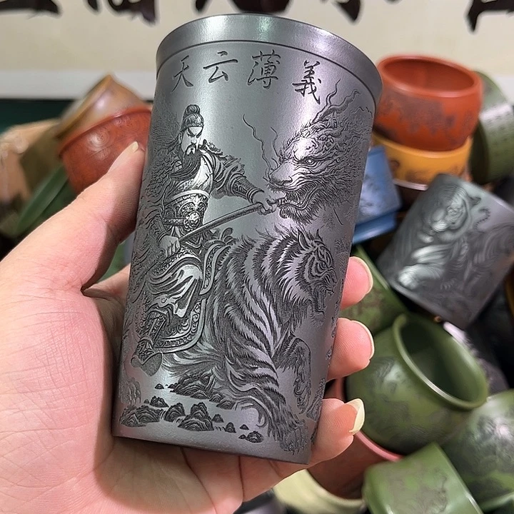 茶杯紫砂全手工紫砂主人杯
