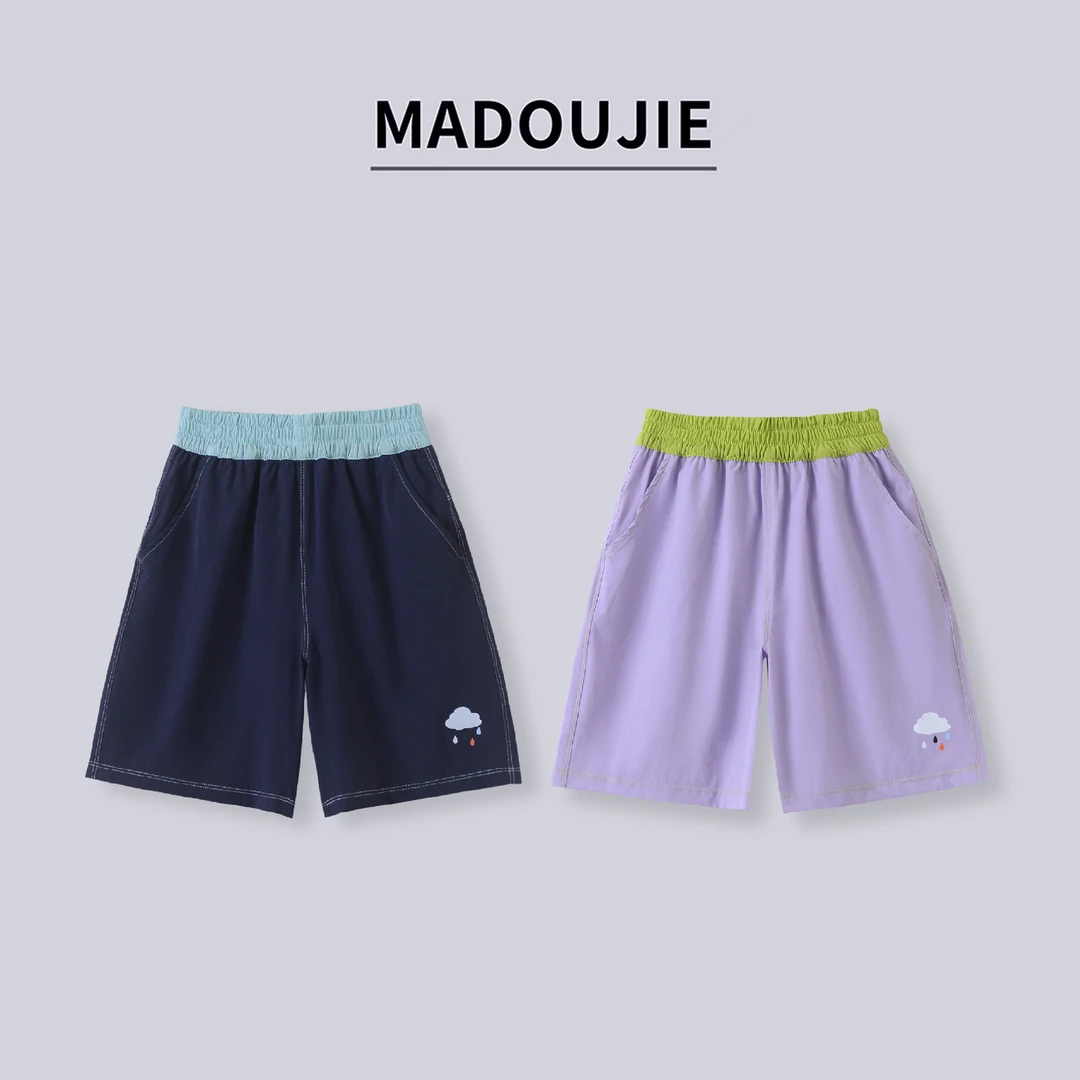 麻豆街「小雨滴短裤」25夏季新款童装休闲时尚短裤MD245