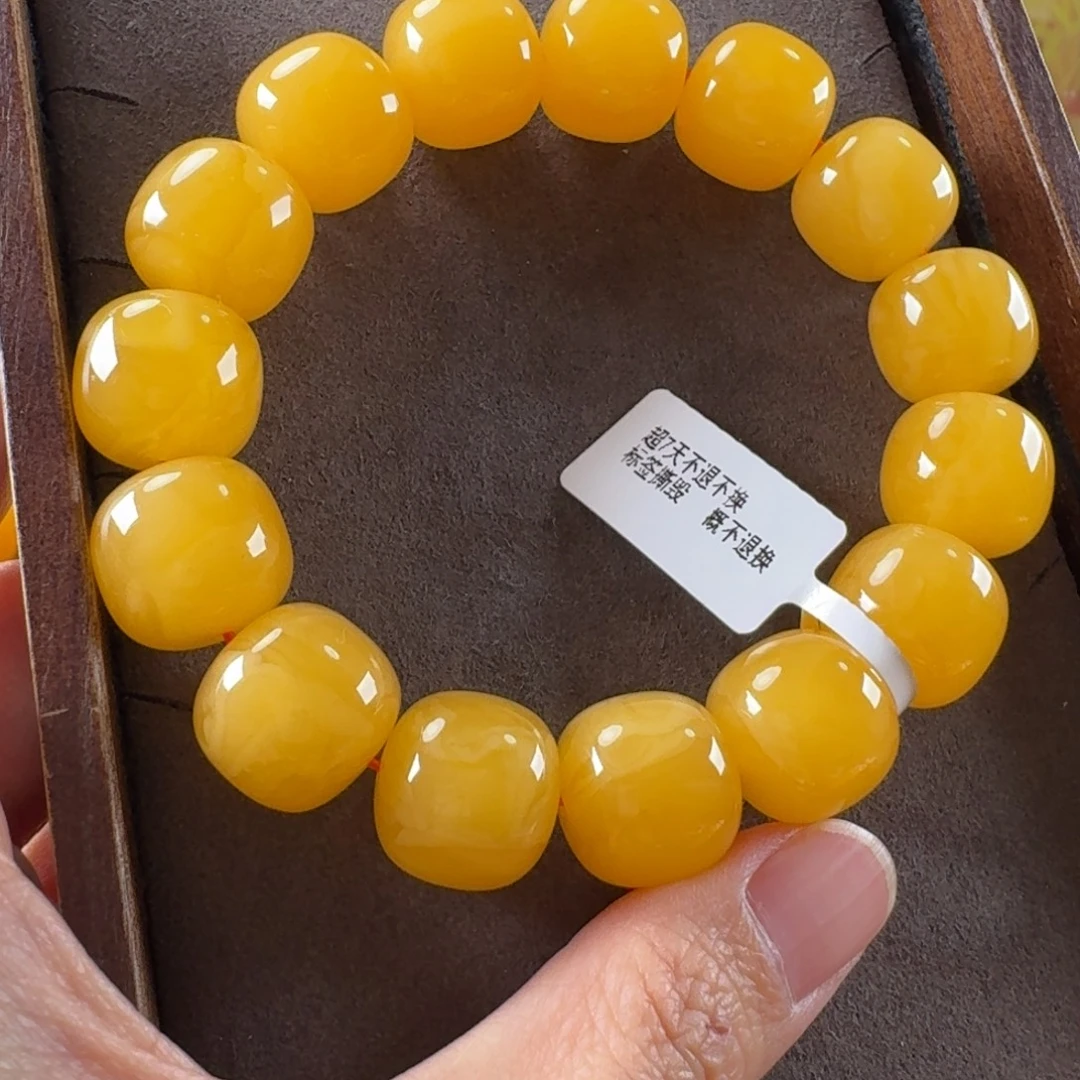 蜜蜡未镶嵌毛衣链