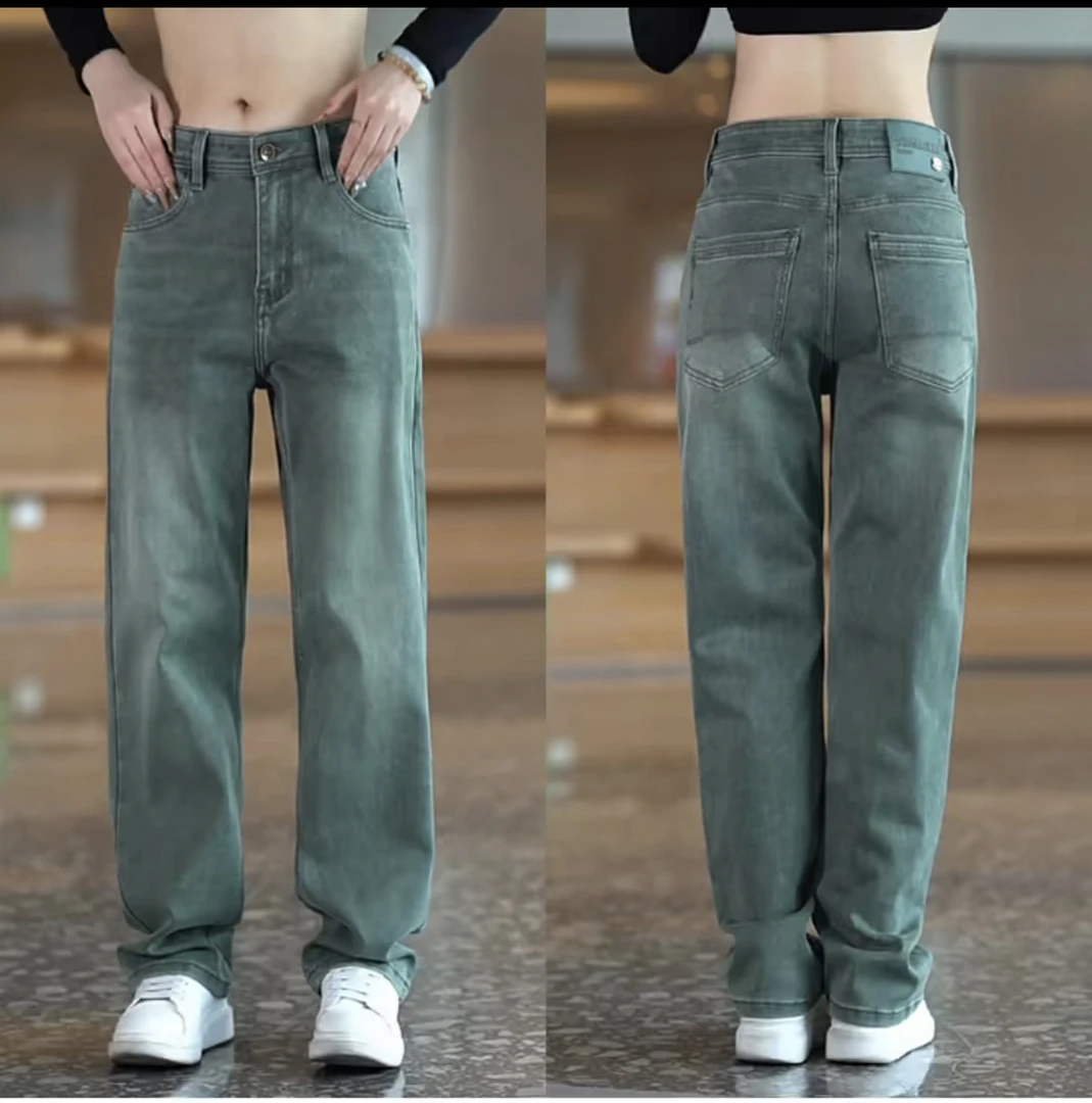 秋冬新款直筒牛仔裤男款美式百搭宽松男士休闲裤潮流复古痞帅长裤