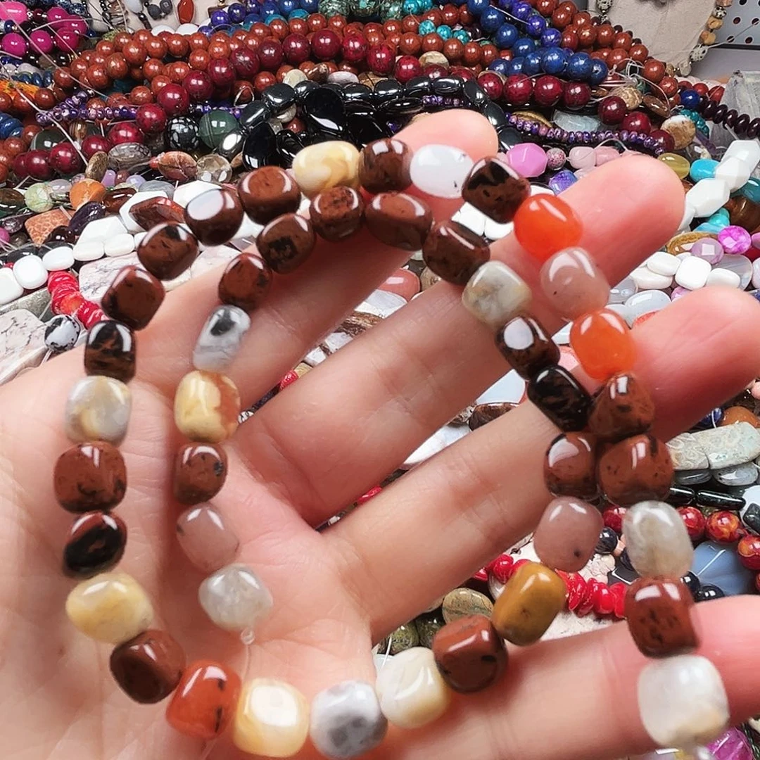 玛瑙/玉髓未镶嵌珠宝半成品巧克力