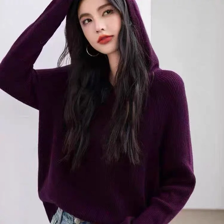 帽衫元宝针秋冬女士内搭神器