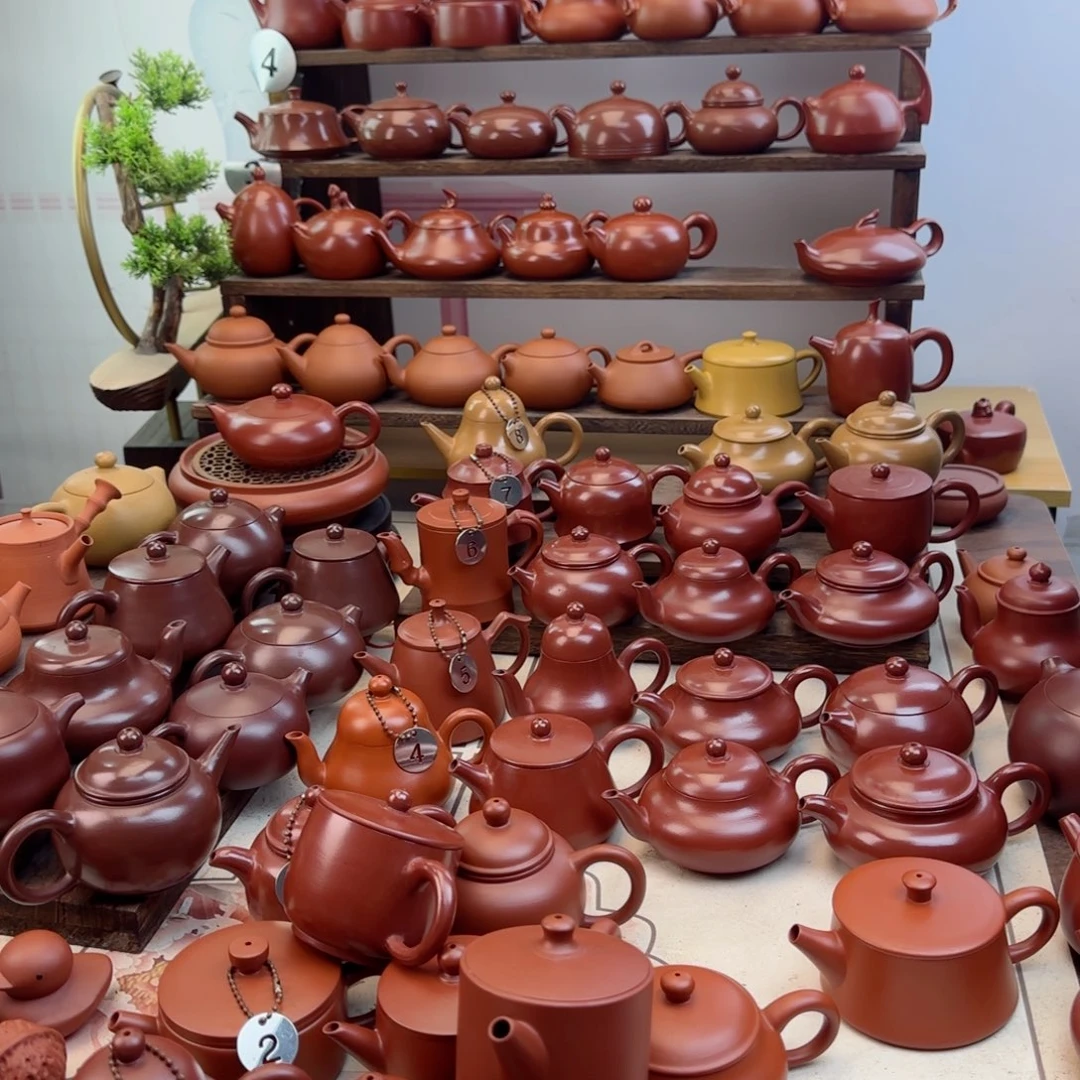 春***明茶壶紫砂朱泥壶茶具套装家用茶具