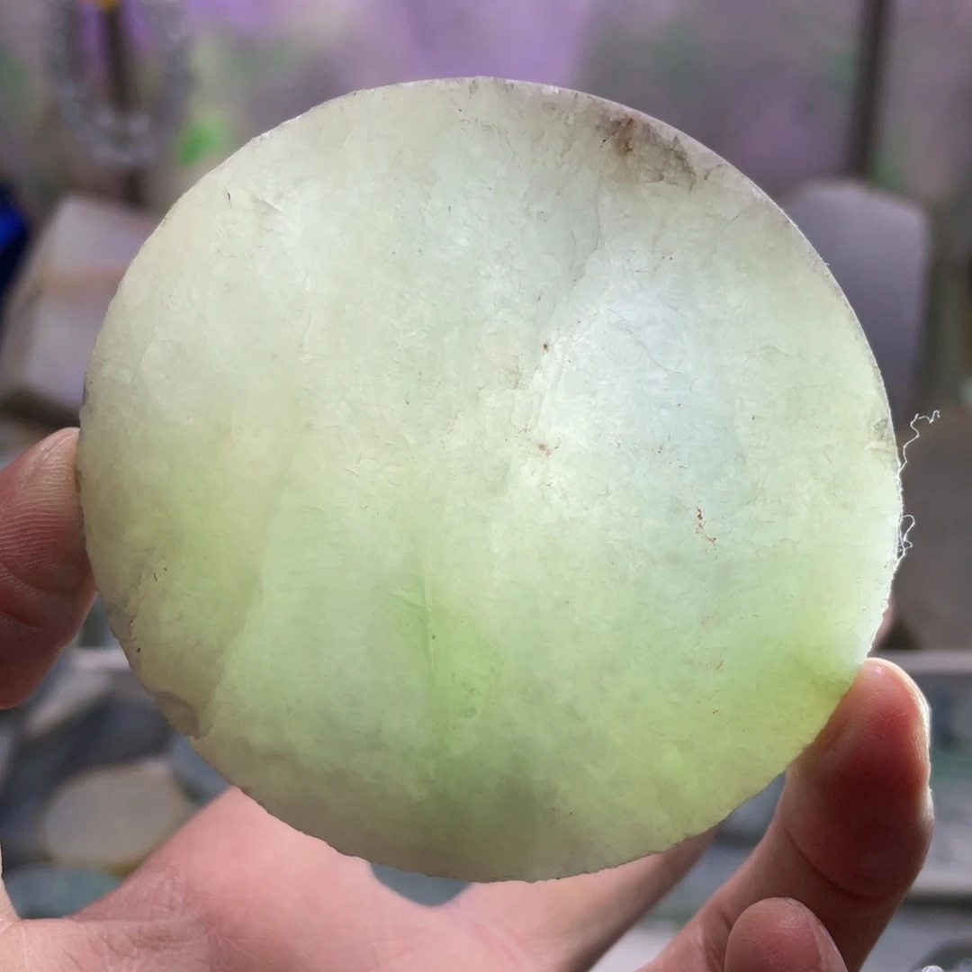 翡翠未镶嵌挂件K缅甸天然翡翠片料