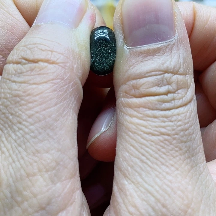 烟晶戒指银S925镶嵌天然水晶