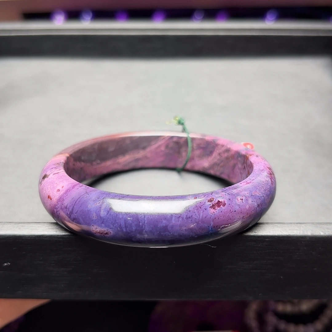 苏纪石（舒俱来）未镶嵌幻彩手镯56+