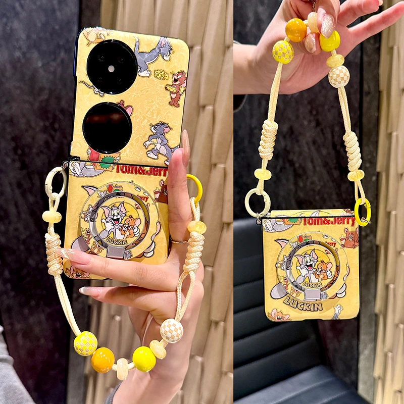 磁吸适用华为pocket2手机壳新款p50pocket折叠屏pockets中轴purax