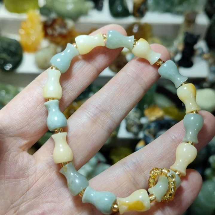 未镶嵌岫玉手串手串