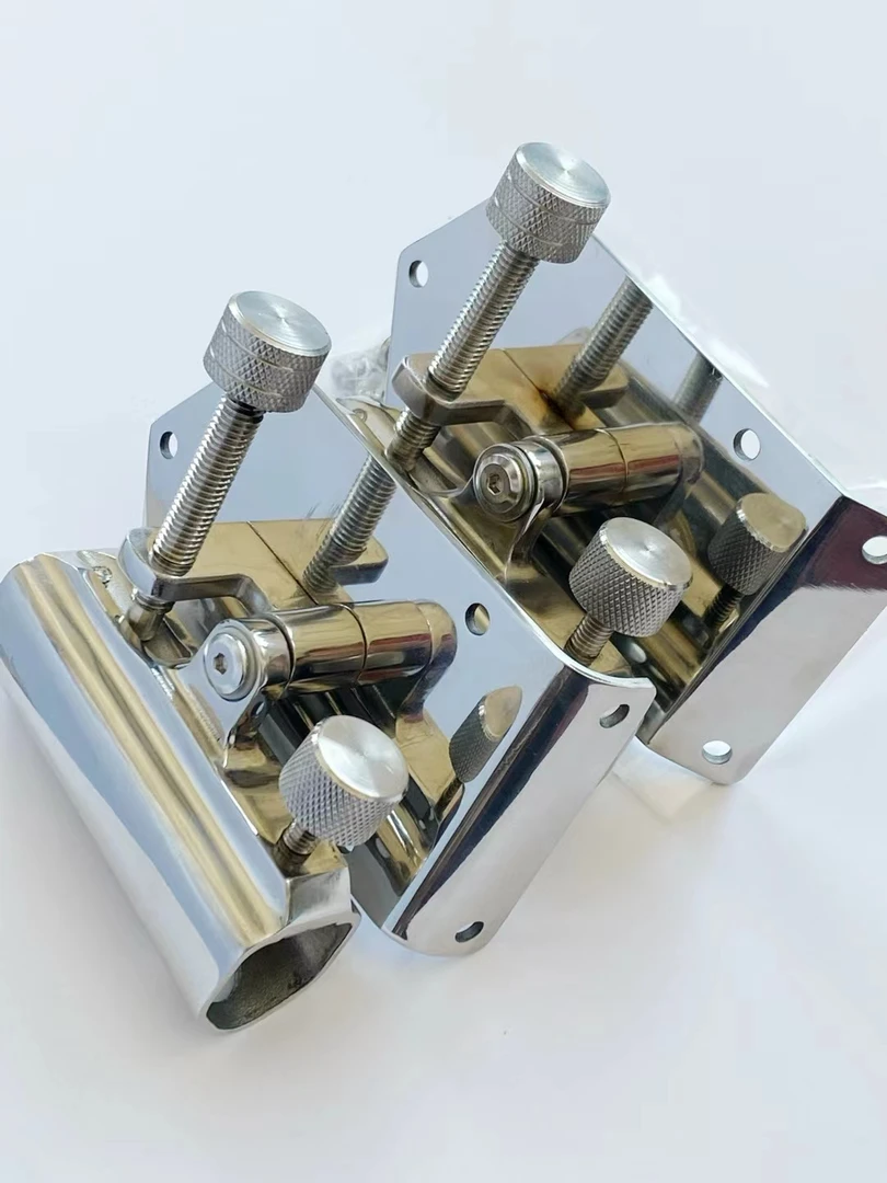 304不锈钢竞技大物炮台架不锈钢加厚底板直角防丢螺丝设计