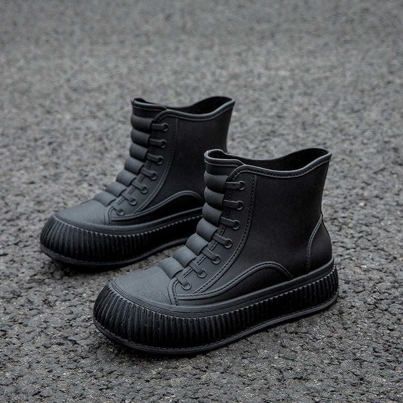 时尚女款雨鞋防水防滑雨靴新款韩版水鞋短筒水靴出口