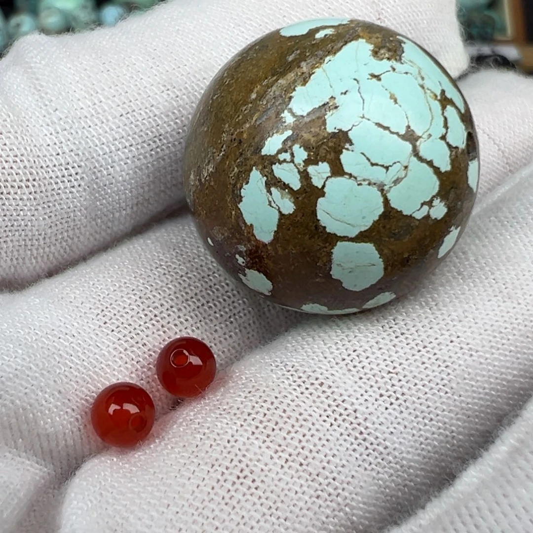 南红玛瑙配饰21.8未镶嵌