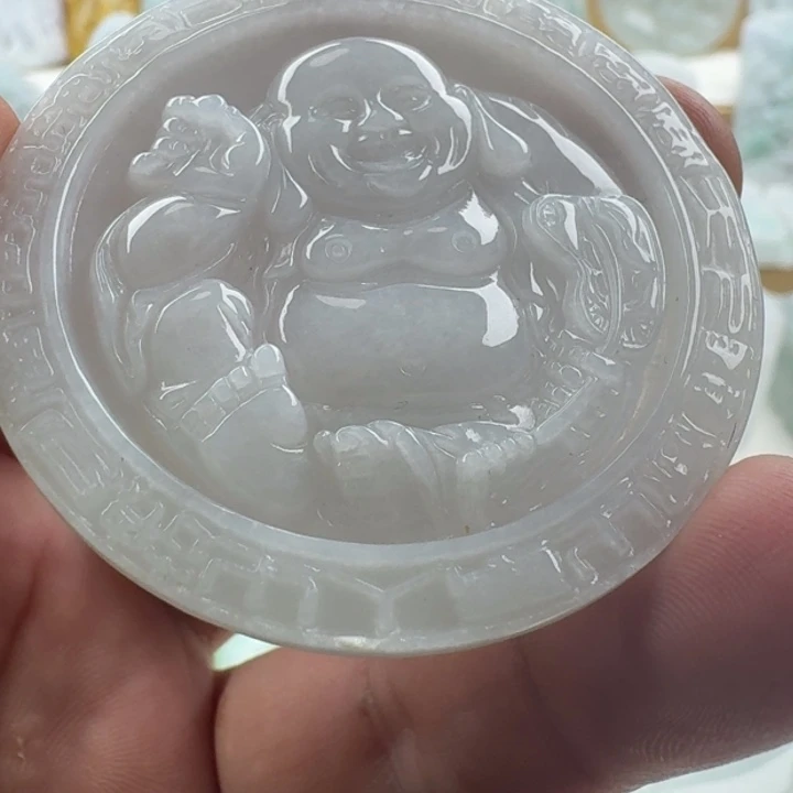 翡翠未镶嵌颈饰天然缅甸A货翡翠