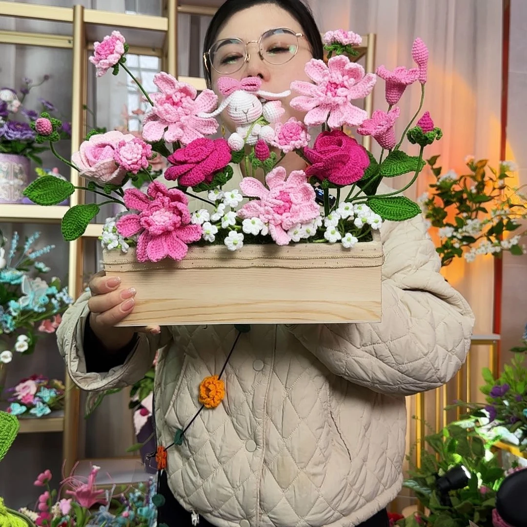 纯手工钩织钩织摆件