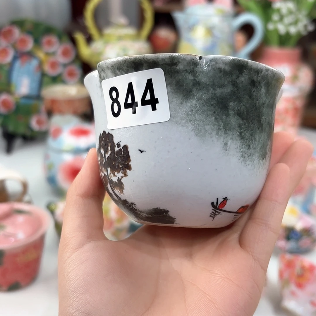 景德镇手绘高温釉下彩陶瓷茶具