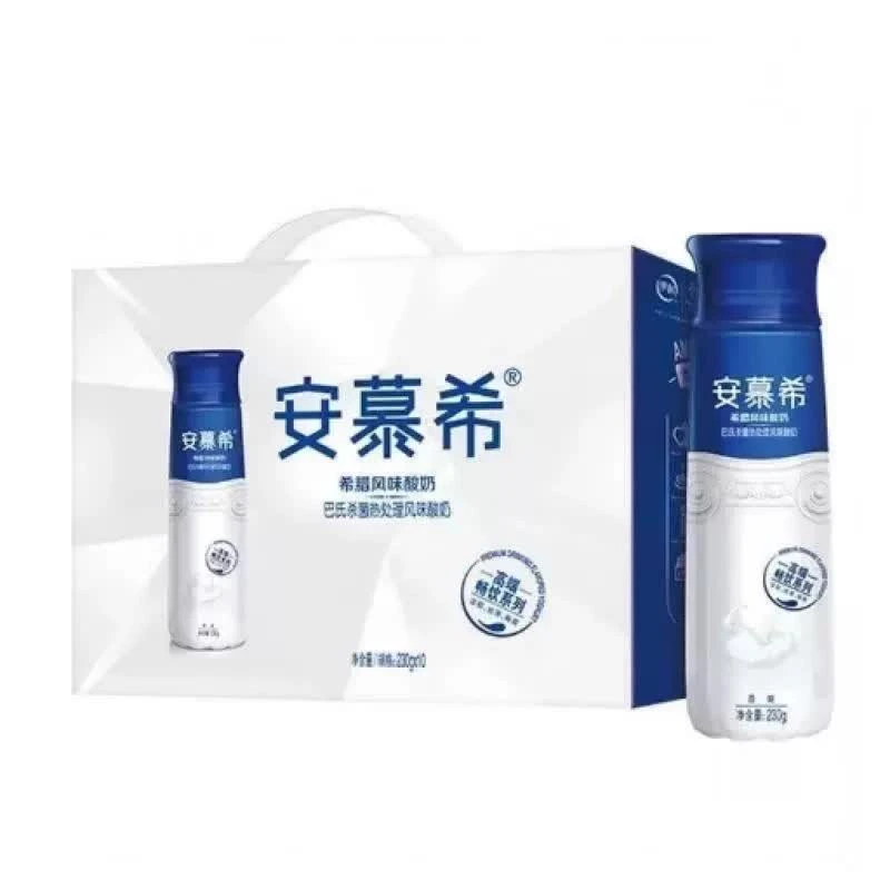 10月份伊利安慕希酸奶高端畅饮系列