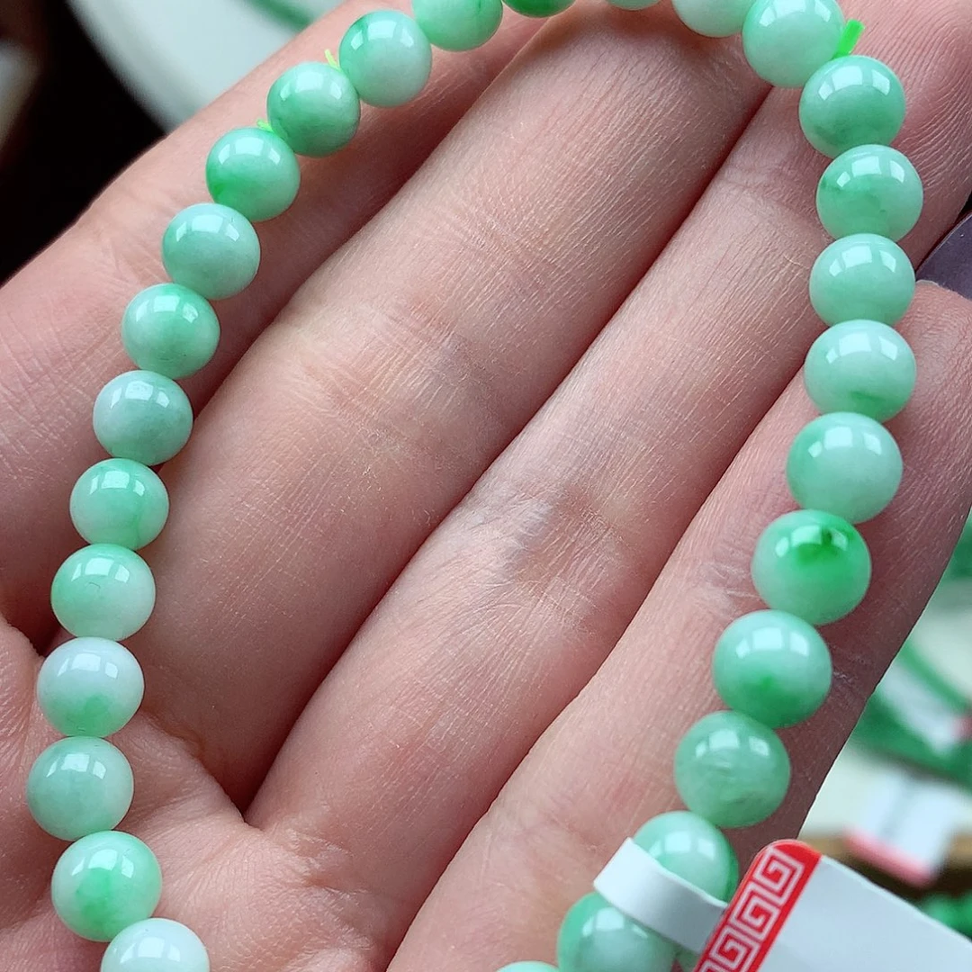 翡翠未镶嵌毛衣链翡翠