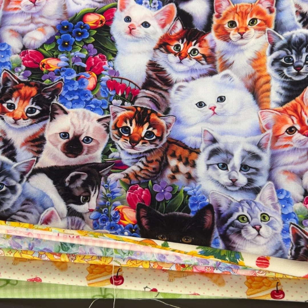 棉福袋一米价纯棉8安帆布1.5宽果子块