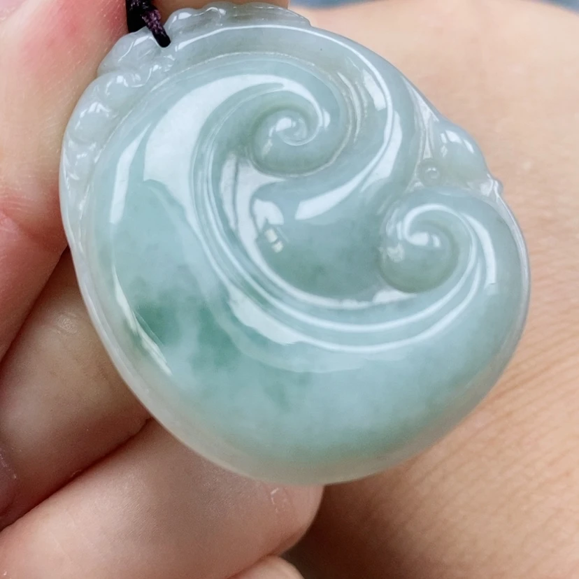 【闪购商品】翡翠未镶嵌颈饰天然翡翠A货如意