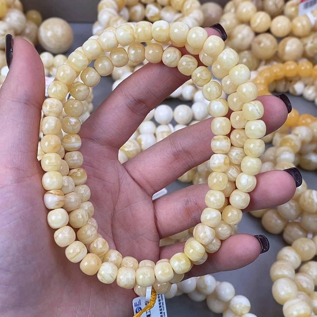 蜜蜡未镶嵌珠宝奇石7.6mm