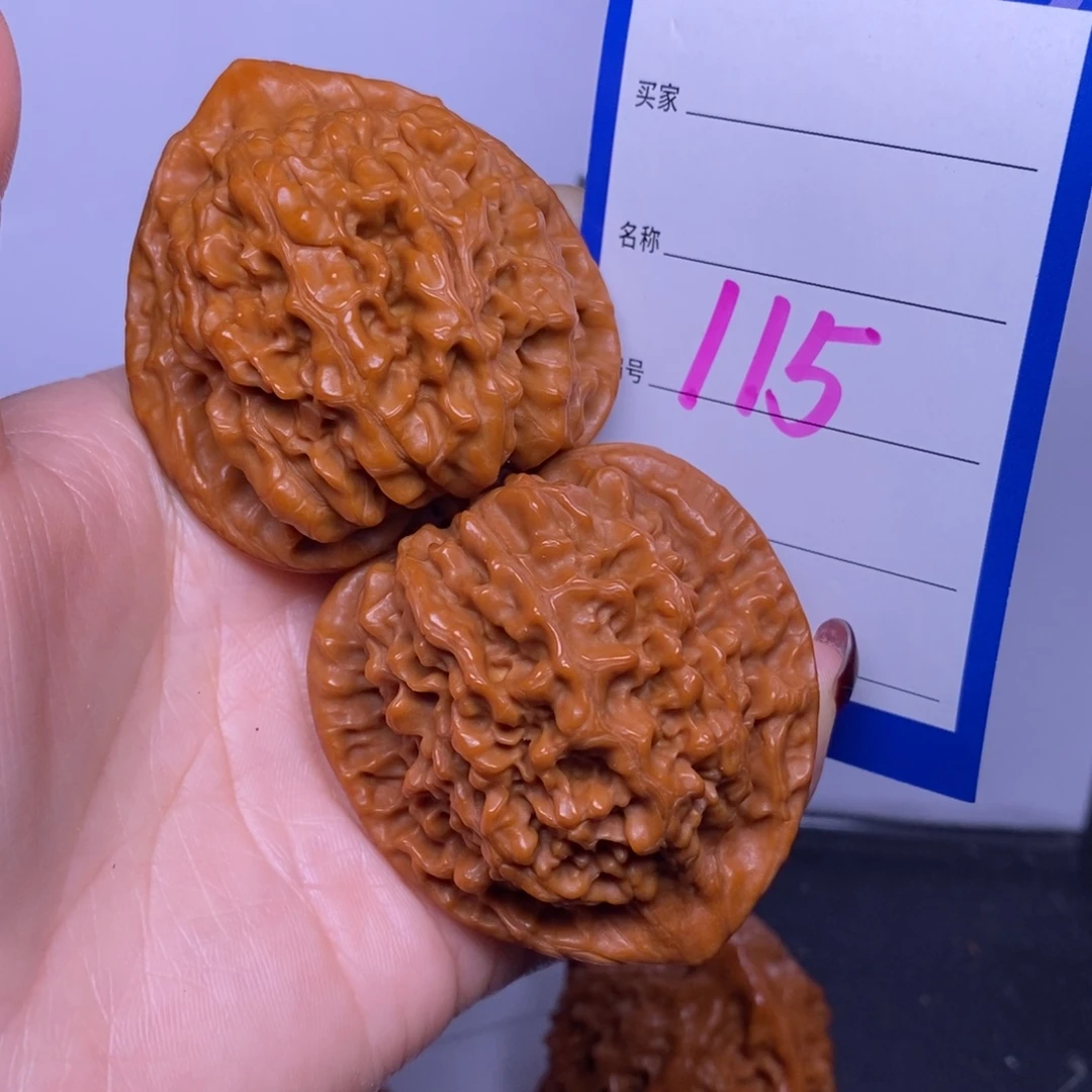 文玩核桃把件115/48官帽