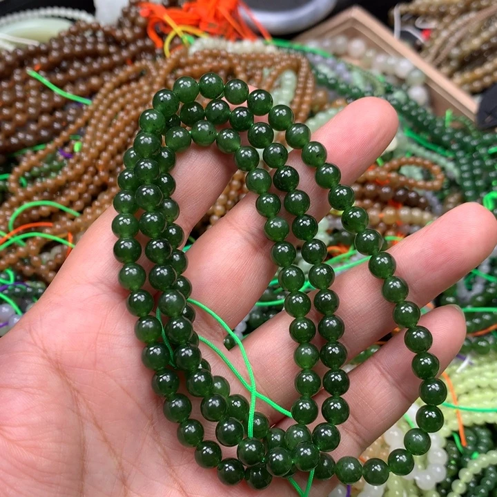 和田玉未镶嵌手链28