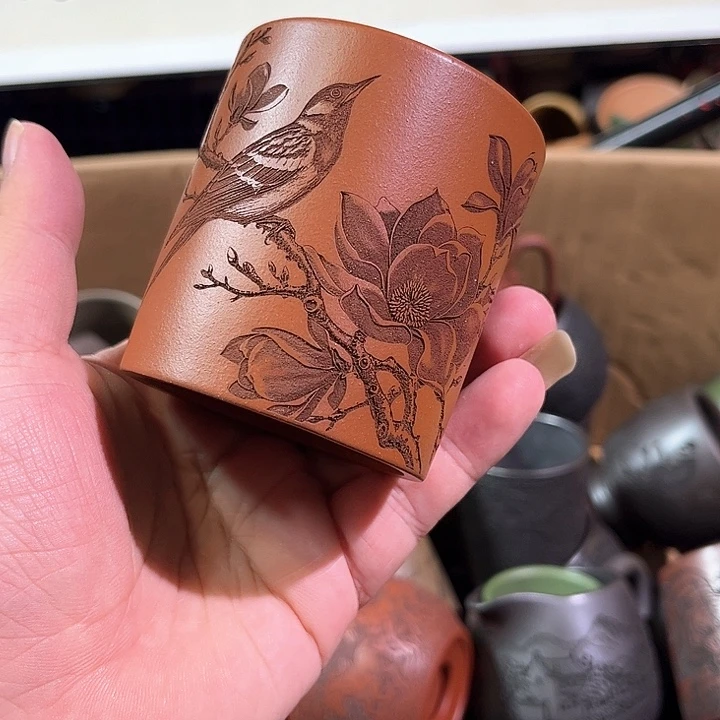 茶杯紫砂全手工紫砂主人杯