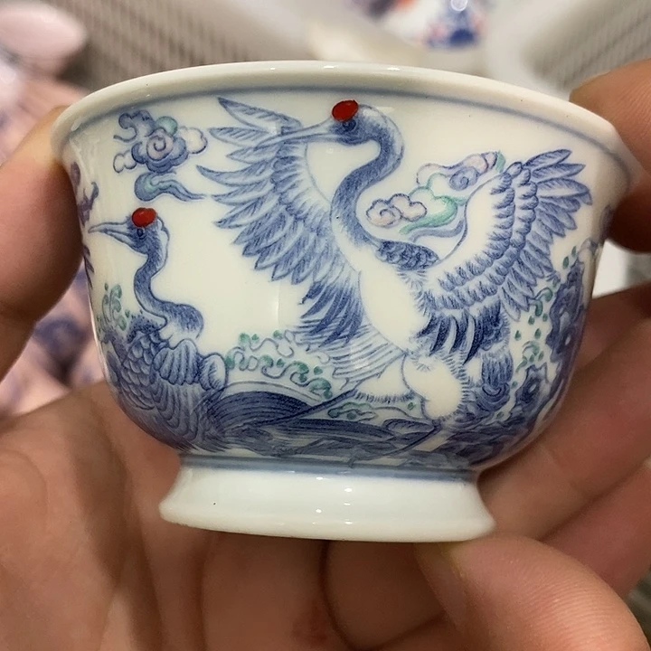摆件景德镇陶瓷主人杯1345