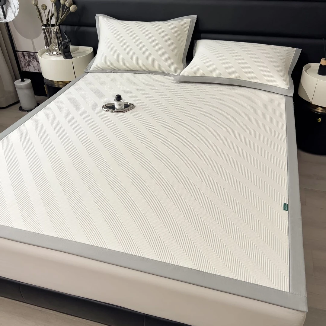 孙大漂亮【专为裸睡设计】进口空调席A类凉感罗拉条席软凉席三件套