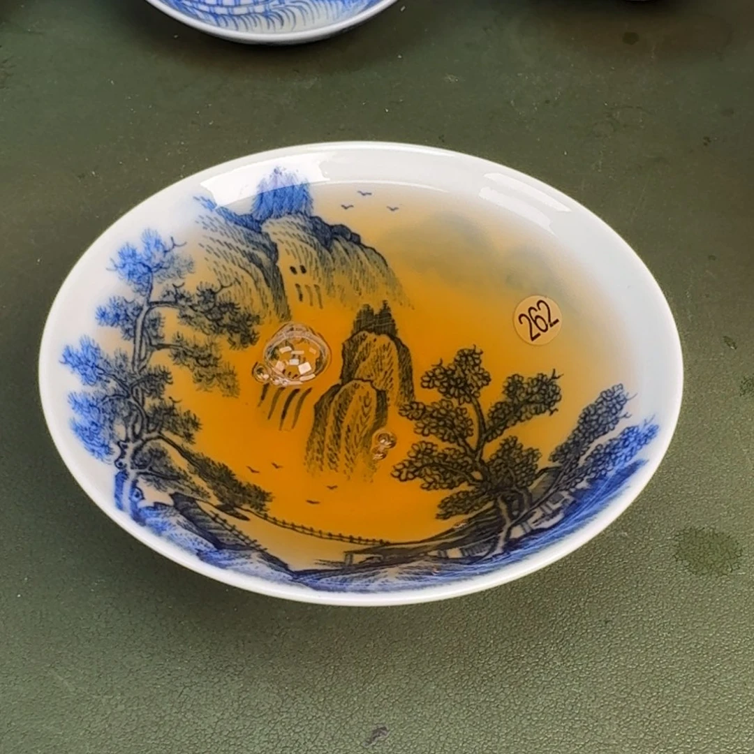 瓷景德镇纯手绘茶具圆圆221