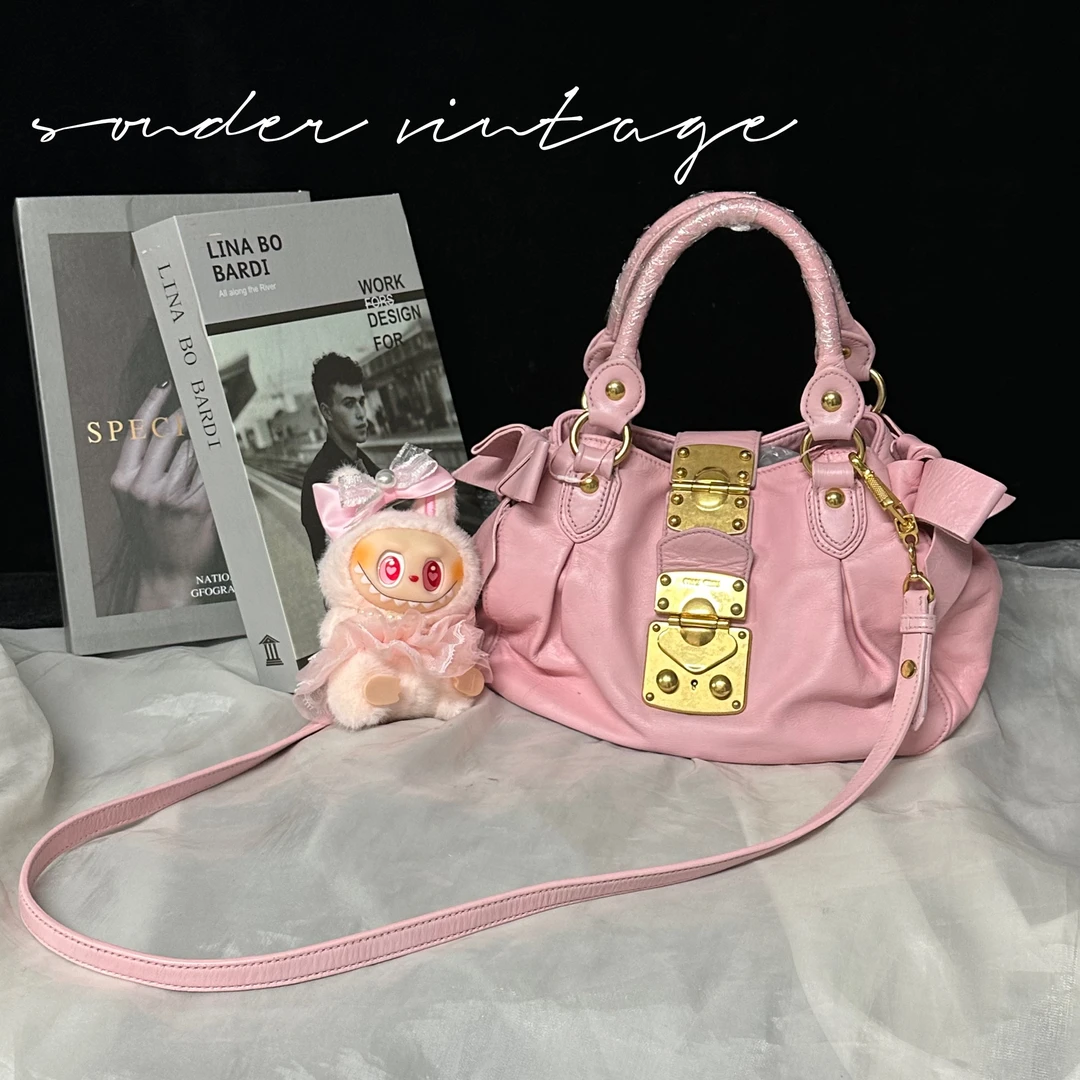95新 MIU MIU/缪缪 miumiu斜挎手提包