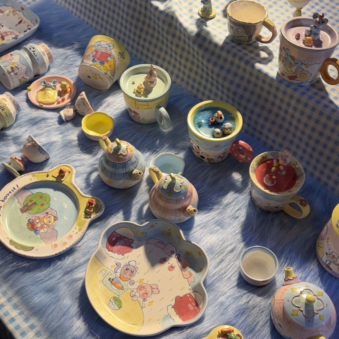 瓷片8811一起逛集市啦