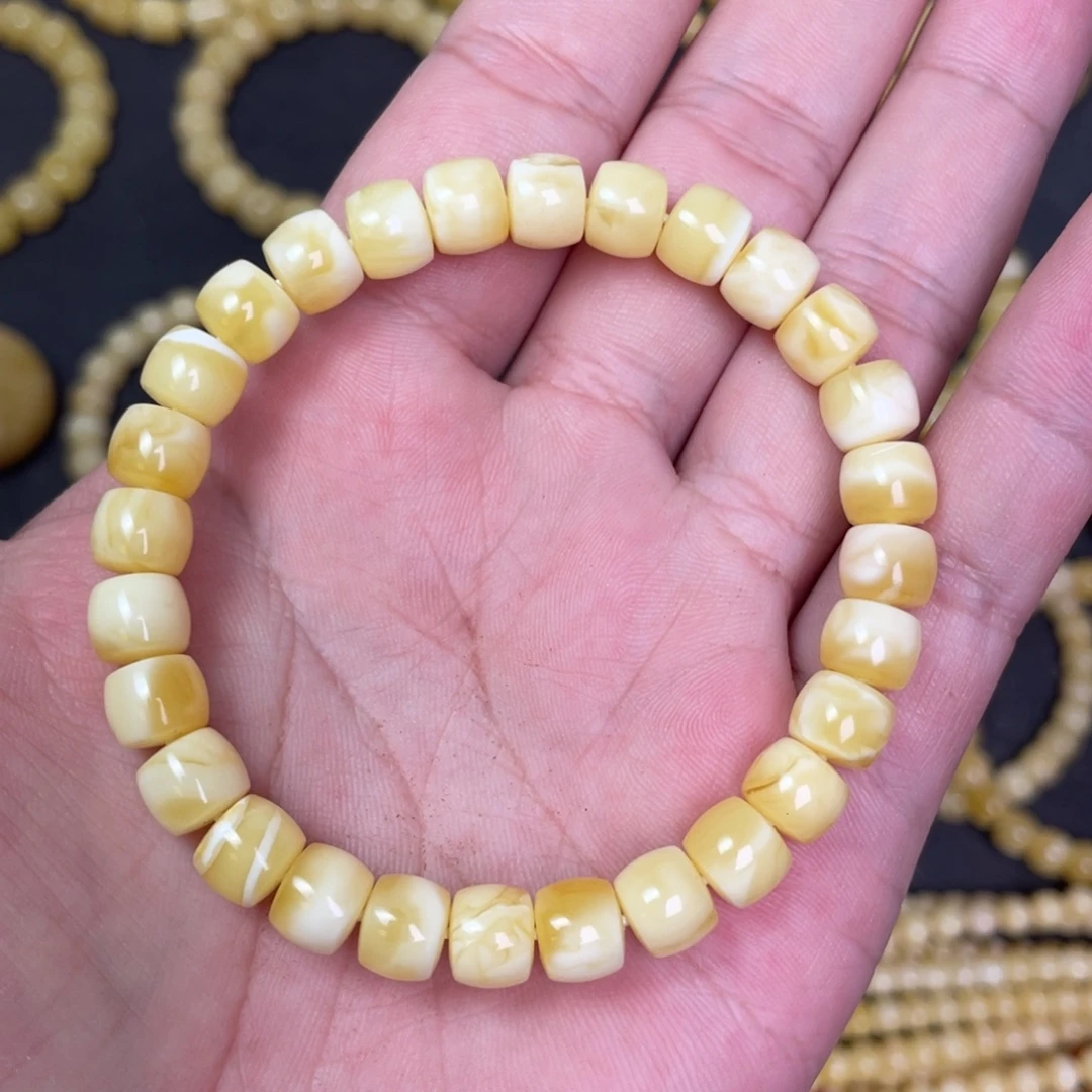 蜜蜡未镶嵌裸石蜜蜡手串8.2mm