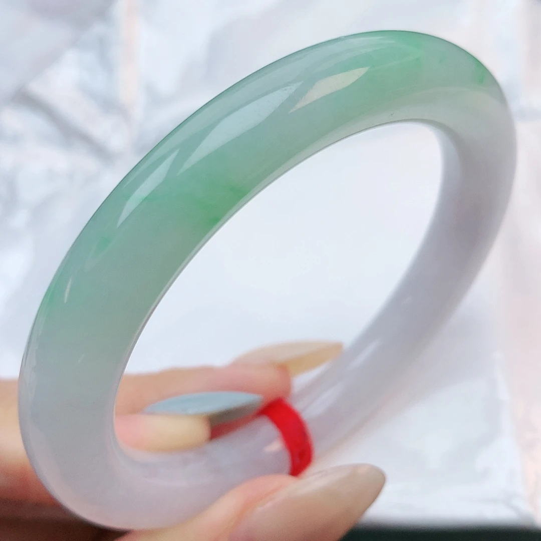 未镶嵌手镯翡翠54圆条882773