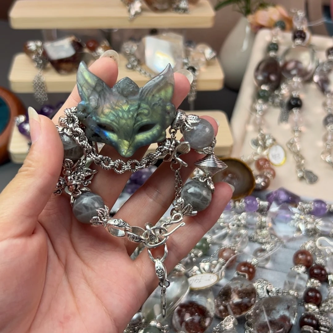 水晶手链合金石*儿手串