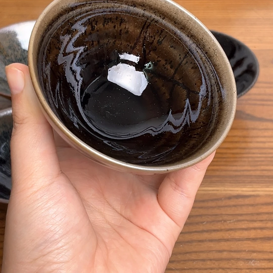 茶盏五***天窑变柴烧玉质