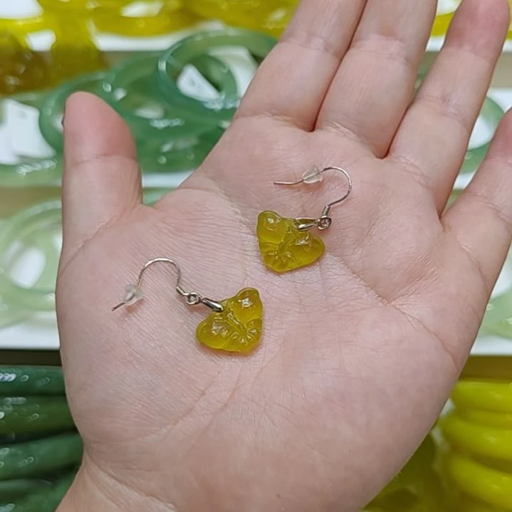 【闪购商品】未镶嵌岫玉耳钉岫玉
