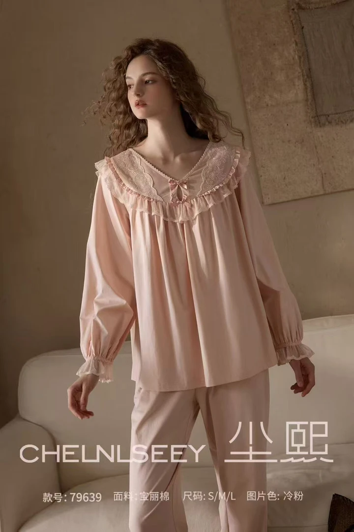 尘熙秋冬新款女士睡衣家居服睡裙合集链接