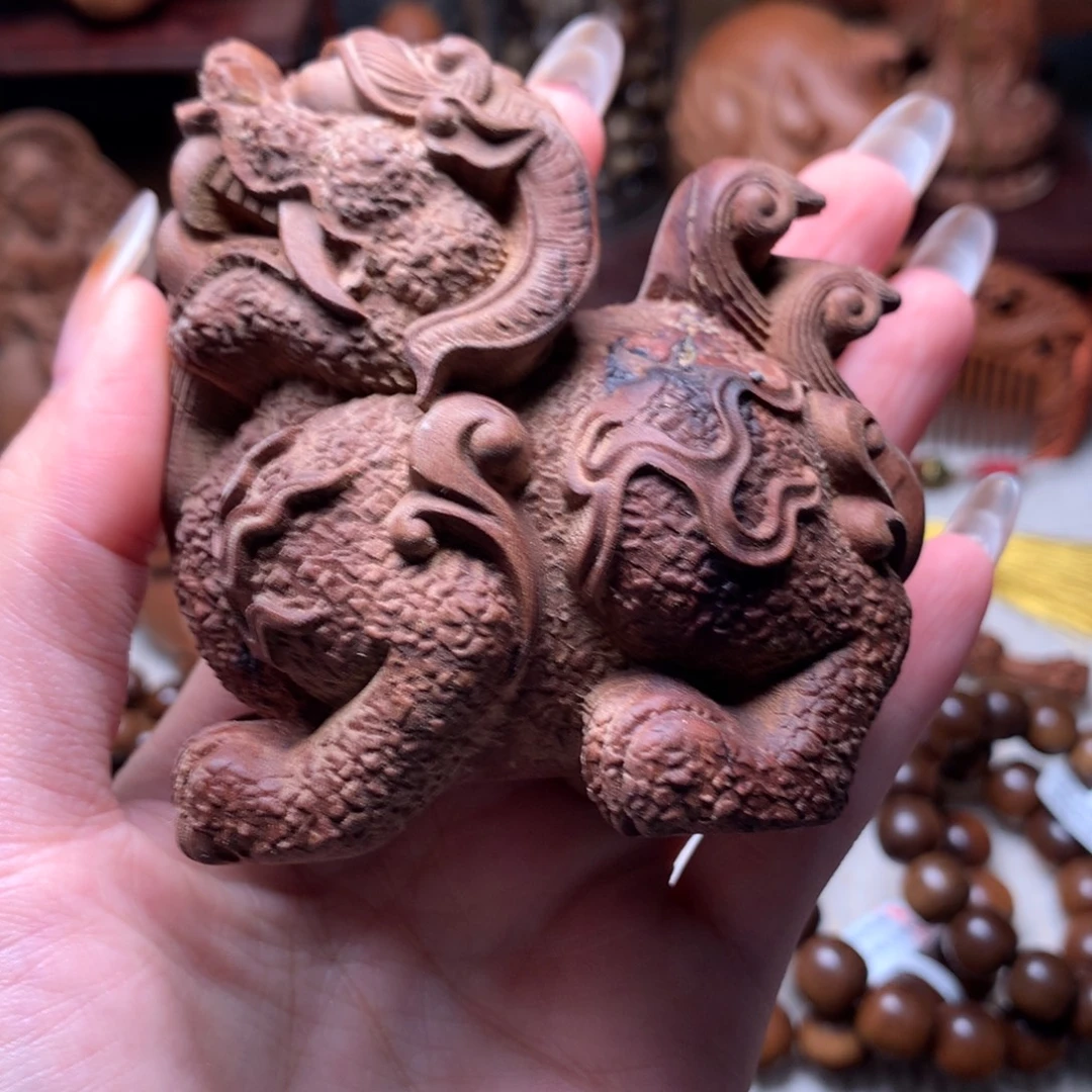 其他檀香木老山檀香大貔貅瑕疵