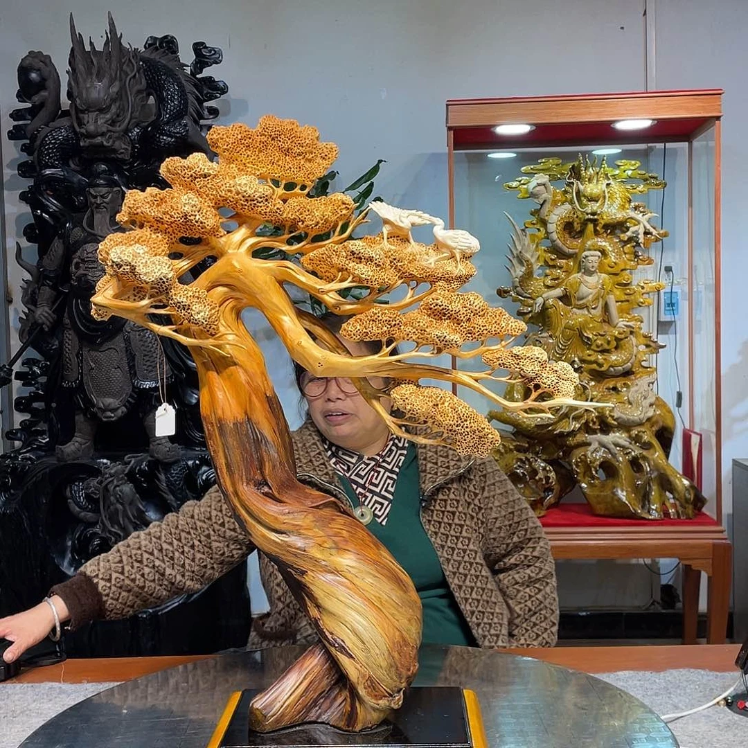 香榧木崖柏迎客松精品