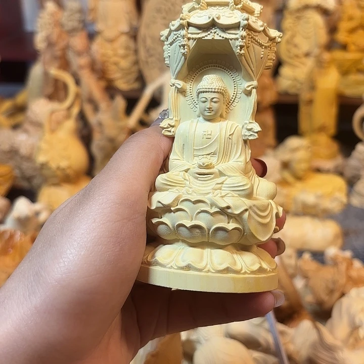 黄杨木黄杨木瑕疵三圣