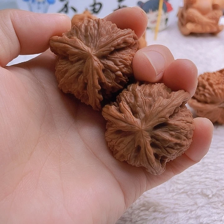 吊坠文玩核桃磬**夫三棱