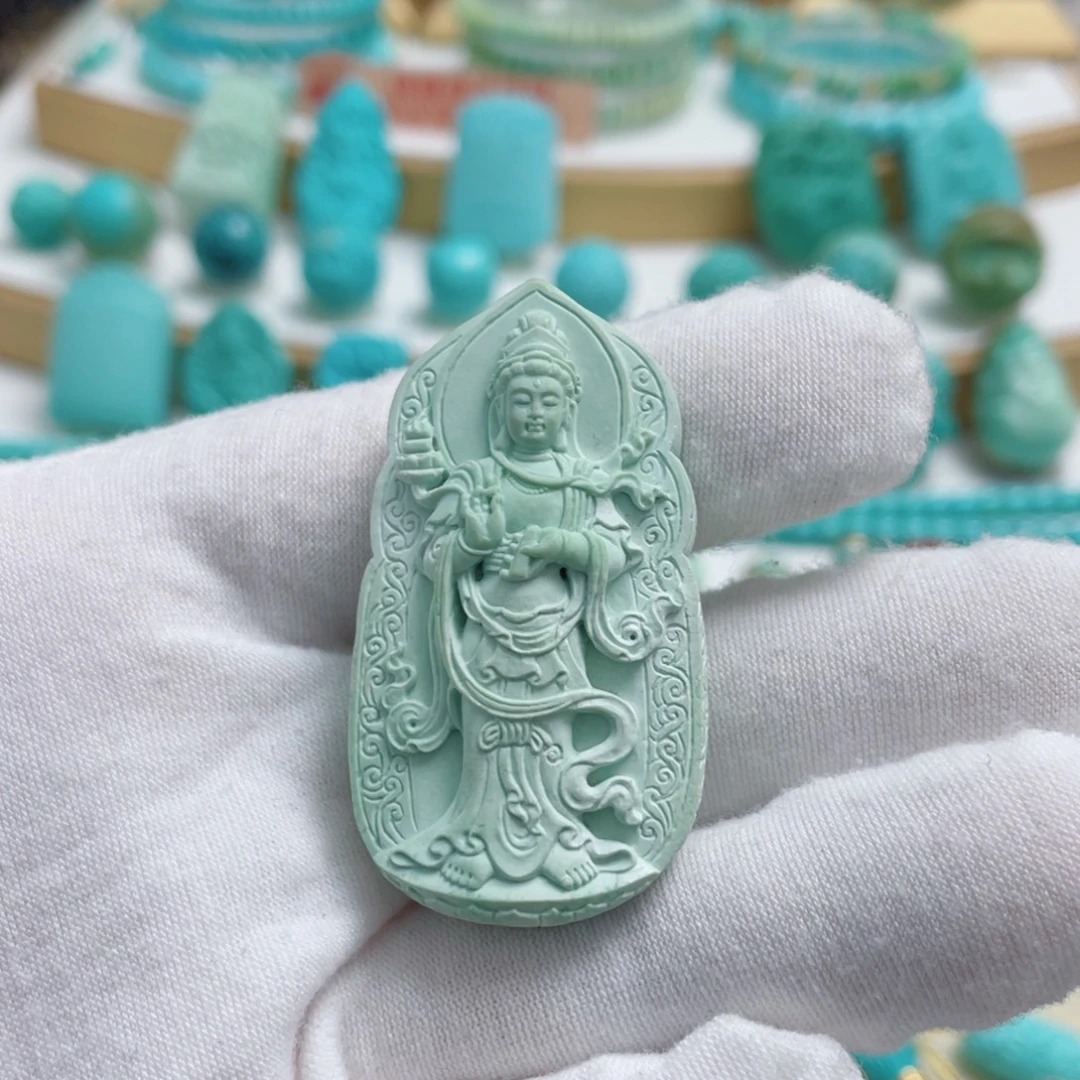 绿松石未镶嵌珠宝奇石