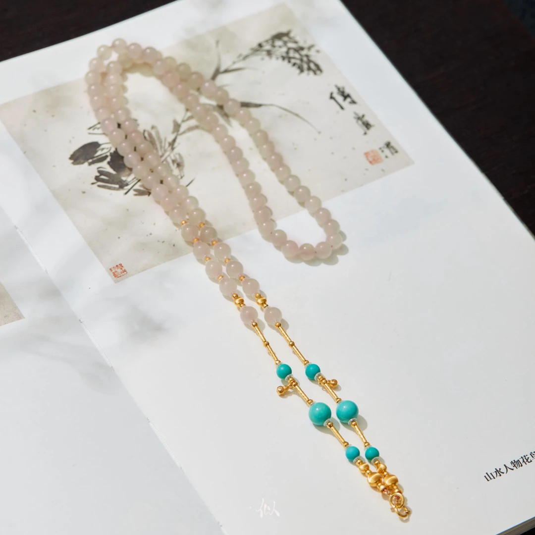 L【和屿】·似梓珠宝· 18K藕粉项链  XYGD273927-C