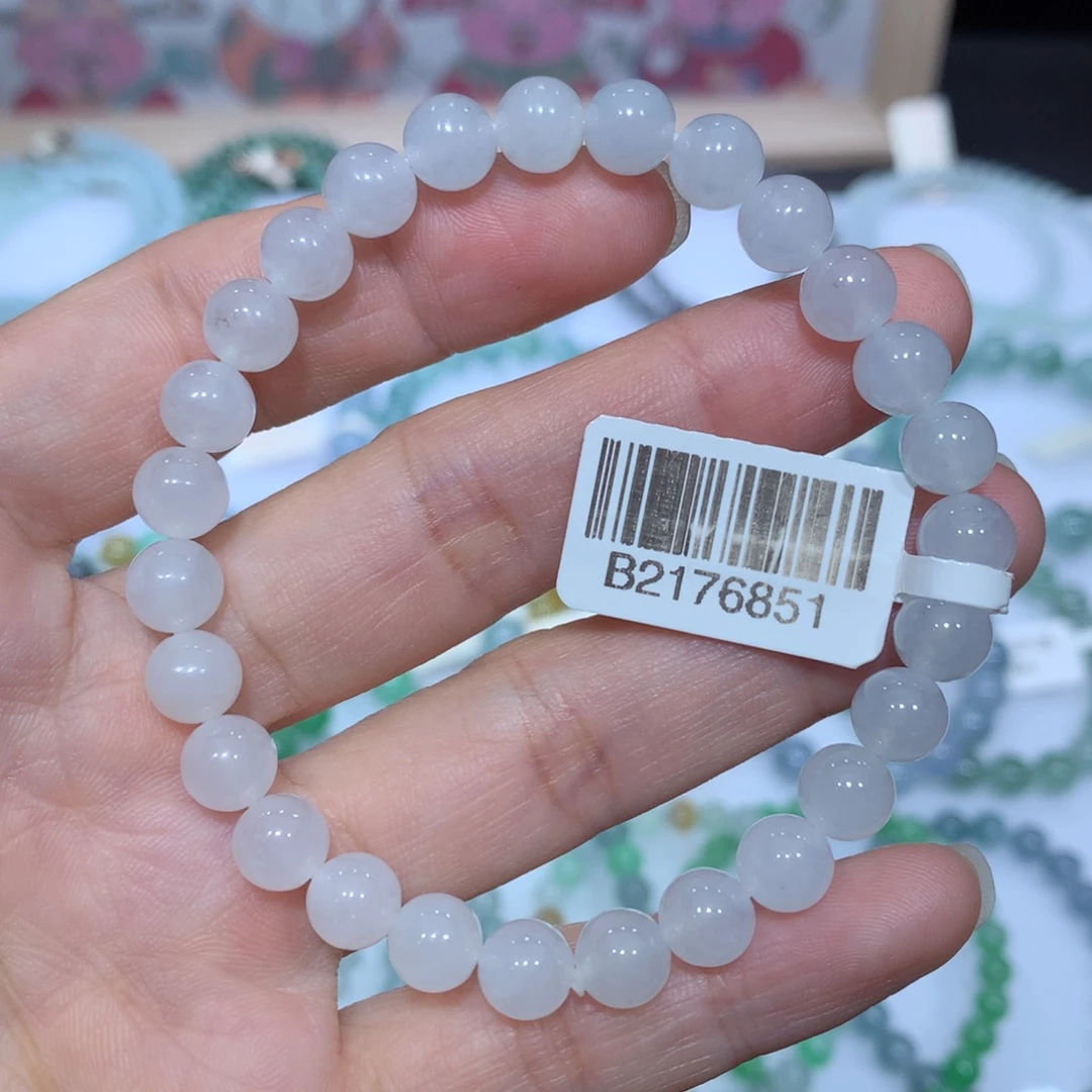 翡翠未镶嵌手链天然