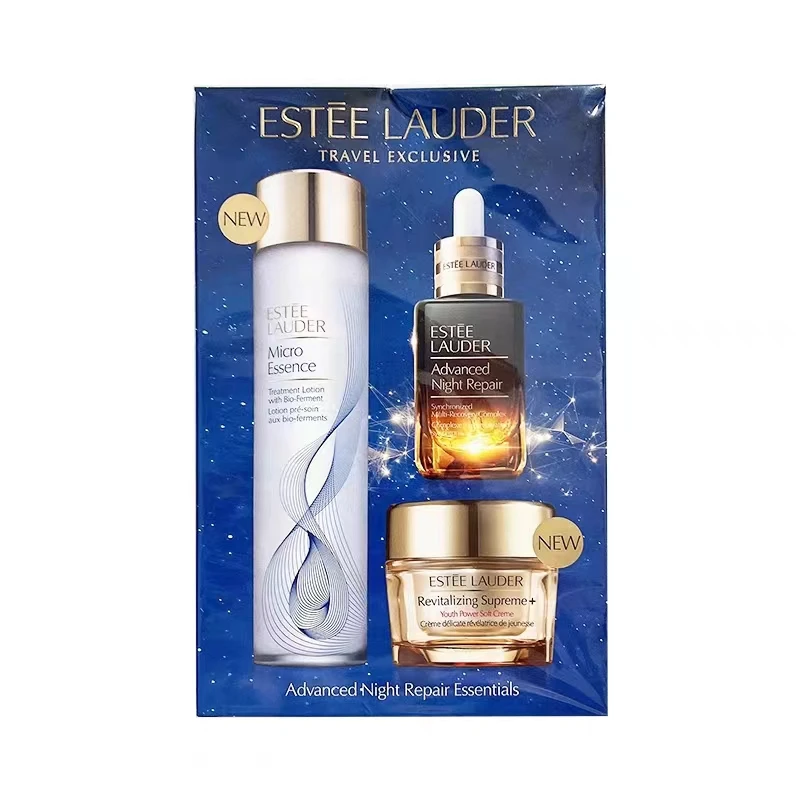 雅诗兰黛抗初老三件套 新款原生液200ml+新款智妍面霜75ml+小棕瓶50ml