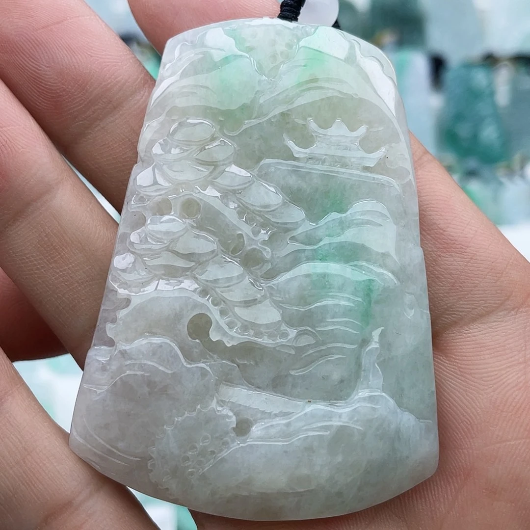 颈饰未镶嵌翡翠翡翠